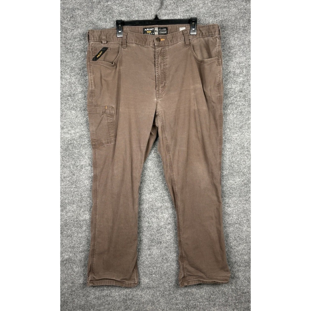 Ariat Rebar M4 Work Pants Mens 40x30 Wren Brown Relaxed Straight Utility 29"